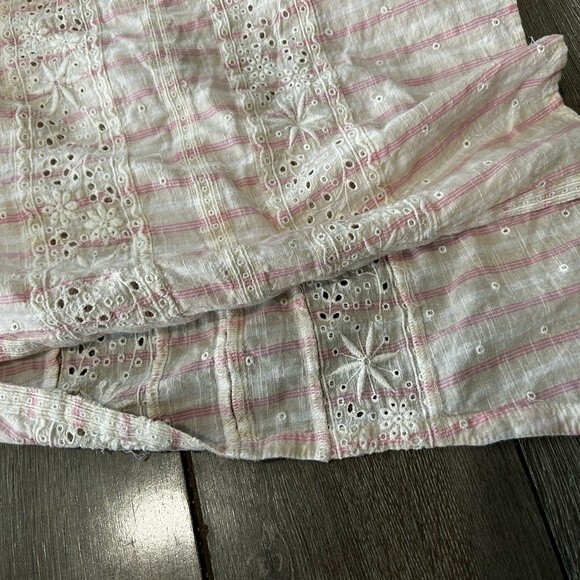 Rare Loveshackfancy Pink Isla Midi Embroidered Boho Dress - Picture 14 of 15